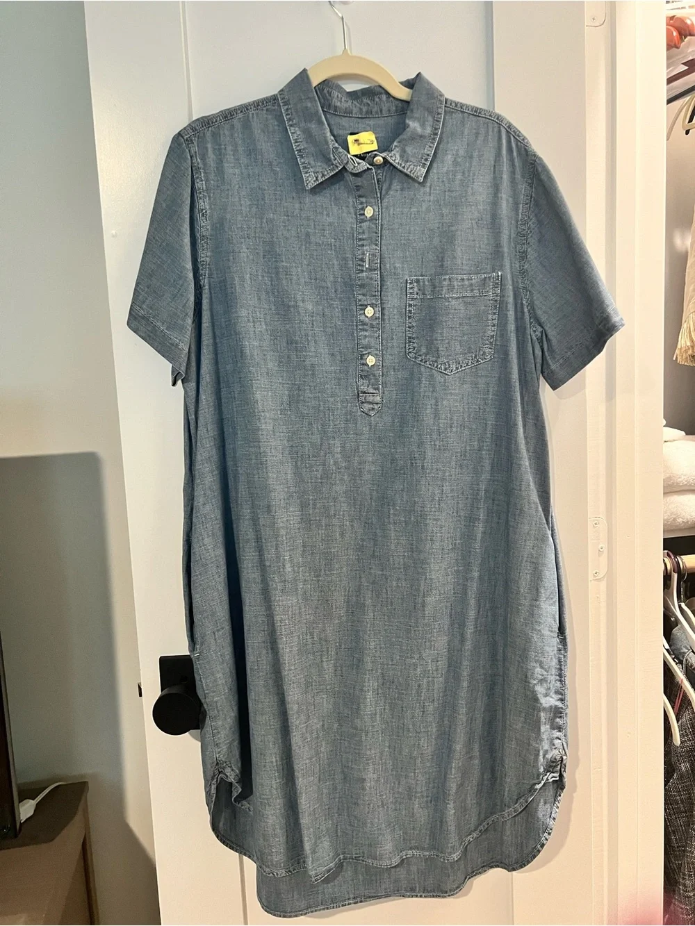 GAP Denim Shirt Dress - Blue - Picture 4 of 6